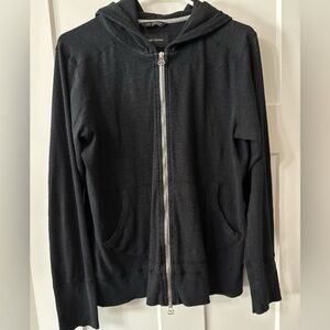 Wings +‎ Horns Slub Hoodie Men's M Black Full Zip